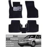 Guerrino Volkswagen Golf 4 (1997-2004) Uyumlu Eva Paspas Tam Set–oto Paspas,araca Özel,su Geçirmez - Siyah - Gri