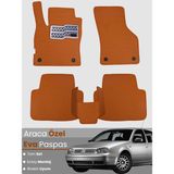 Guerrino Volkswagen Golf 4 (1997-2004) Uyumlu Eva Paspas Tam Set–oto Paspas,araca Özel,su Geçirmez - Taba