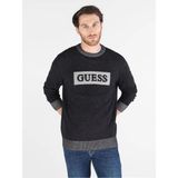 Gues Erkek Jack Cn Box Logo Kazak M5BR28Z0531 - Siyah
