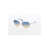 Guess 00148 32W 60-16-135 Kadın Güneş Gözlüğü, Oval Çerçeve, Metal, Sarı, UV400