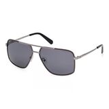 Guess 0167 09D 60 Metal Gri Erkek Güneş Gözlüğü