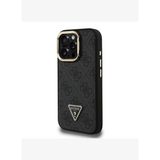 Guess 4G Desenli Taşlı Logo Kamera Standlı iPhone 16 Pro Max Kılıf