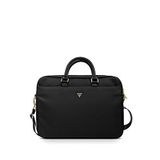 Guess 4g Desenli Üçgen Logolu 15-16"" Laptop Çantası - Siyah