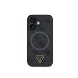 Guess 4G Desenli Üçgen Logolu iPhone 16 Plus Magsafe Uyumlu Kılıf