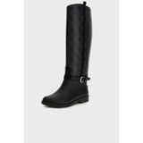 Guess 4g Logolu Kemerli Çizme FL7HORELE11 Bayan Çizme FL7HOR ELE11 Black - Siyah