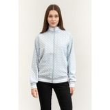 Guess Aggie Aktif Scuba Fermuarlı Sweatshirt Parlement Mavi, XS, 53589, Blue, kadın