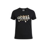 Guess Agnes Kadın Aktif Regular Fit T-Shirt V6GI02K2963, Siyah, XS