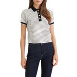 Guess Alphonsin Çizgili Slim Fit Düğmeli Polo T Shirt W6GP17 K2946 Bayan T SHİRT W6GP17 K2946 S0AK