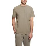 Guess Alphy Erkek Aktif Regular Fit T-Shirt Z2YI11J1314, Haki, L