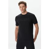 Guess Alphy Erkek Siyah Aktif Regular Fit T-Shirt Z2YI11J1314-JBLK