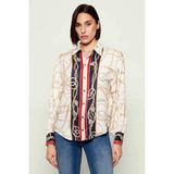 Guess Amanda Uzun Kollu Kadın Çok Renkli Gömlek 6RGH147439A-PM6Z - 38