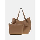 Guess Amorette 2 In 1 Tote-Kadın Omuz Çantası -BG789824 - Bej