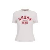Guess Anita Aktif Slim Fit T-Shirt, M, V6RI15J1314, Beyaz, Kadın