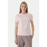 Guess Anita Bisiklet Yaka Kısa Kollu Kadın Pembe T-Shirt V6rı15j1314-G66e