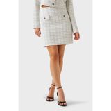 Guess Annamaria Regular Fit Tüvit Mini Kalem Etek W5YD15WHDB2 Bayan Etek W5YD15 Whdb2 F0LL - Beyaz