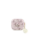 Guess Apple Airpods 3. Nesil Uyumlu G Cube Pembe Desenli Süs Zincirli Airpods Kılıf