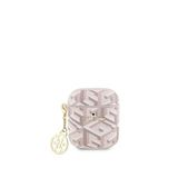Guess Apple Airpods G Cube Desenli Süs Zincirli Pembe 2. Nesil Uyumlu Kılıf