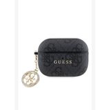 Guess Apple Airpods Pro 2. Nesil Uyumlu Kılıf 4G Taşlı Süs Zincirli