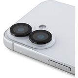 Guess Apple iPhone 16 Plus Guess Lisanslı Metal Kamera Lens Koruyucu Siyah
