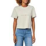 Guess Arianna Kadın Aktif Boxy Fit T-Shirt V6GI04K2965, Gri, S