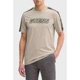 Guess Arlo Cn Pamuklu Regular Fit Logolu Bisiklet Yaka T Shirt Z4GI18J1314 Erkek T Shirt Z4GI18 J1314 G1CA - XL - Bej