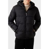 Guess Arlo Kapitoneli Regular Fit Kapüşonlu Şişme Mont Z5BL17WO06I Erkek Mont Z5BL17 WO06I Jblk - Siyah