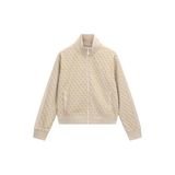 GUESS Art V6RQ08 K2042 kadın sweatshirt, 4g Jacquard Light Mi, S