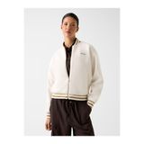 Guess Artemisia Kadın Aktif Bomber Ceket, Beyaz, L Beden