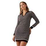 Guess Aubrey Yün Karışımlı Logolu Slim Fit V Yaka Mini Elbise W5BK25Z3JD2 Bayan ELBİSE W5BK25 Z3JD2 FNHT