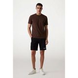Guess Baskılı Logolu T-Shirt Z6BI04K6534 - XL - Kahve
