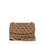 GUESS Bayan Calista Cabrio Crossbody Flap Çanta, Latte Logosu, One Size, Calista Cabrio Çapraz Gövde Kapağı