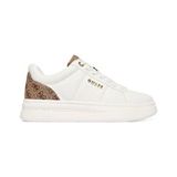 Guess Bayan Deri Sneaker Ayakkabı Welli Logolu Kauçuk Tabanlı Günlük Kullanım İçin Bağcıklı - Bej