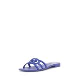GUESS Bayan Elyho2 düz sandalet, Mavi, 37 EU
