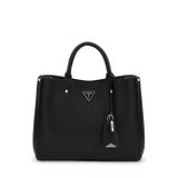 GUESS Bayan Meridian II Kız Arkadaş Çantası El Çantası, Siyah/beyaz, One Size, Meridian II Kız Arkadaşı Çantası