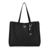 GUESS Bayan Meridian II Kız Arkadaşı Tote Çanta, Siyah/beyaz, One Size, Meridian II Kız Arkadaşı Tote