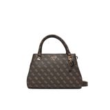 GUESS Bayan Noelle II Lüks Satchel Çanta, Kahverengi Logo, One Size, Noelle II Lüks Çanta