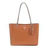 GUESS Bayan Noelle II Tote Çanta, Hafif Konyak, One Size, Noelle II Bez