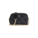 GUESS Bayan Noelle Kamera Crossbody Çanta, Kömür/Kömür, One Size, Çantalar