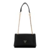 GUESS Bayan Omuz Çantası Noelle II Conv XBody Flap One Size, Siyah, Einheitsgröße