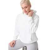 Guess Bear Kadın Aktif Sweatshirt V6YQ20K4328, Beyaz, XS