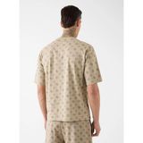 Guess Bej Erkek Oversized Baskılı T-Shirt Z6GI07K2852-PMKU Bej T-Shirt - XL