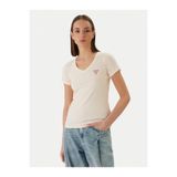Guess Bej T-Shirt, L, 5003340688, Ekru, Kadın