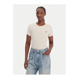 Guess Bej T-Shirt, XL, 5003340701, Ekru, Kadın