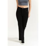 Guess Belle Flare Fit Jean Pantolon, 26, W6RA1QD7080, Krem, Kadın