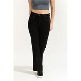 Guess Belle Flare Fit Jean Pantolon, 29, W6RA1QD7080, Krem, Kadın