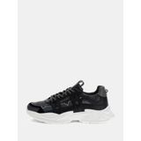 Guess Belluno Deri Erkek Sneaker Ayakkabı FMPBEUFAL12 - Siyah