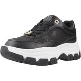 Guess Berrett2 4G Logolu Kalın Tabanlı Sneaker Ayakkabı FLFBRTELE12 Bayan AYAKKABI FLFBRT ELE12 BLACK