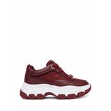 Guess Berrett2 4G Logolu Kalın Tabanlı Sneaker Ayakkabı FLFBRTELE12 Bayan AYAKKABI FLFBRT ELE12 WINE