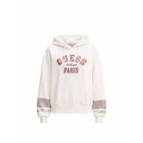 Guess Berthe Kadın Aktif Modal Karışımlı Scuba Sweatshirt V6RQ02KCAY2, Beyaz, M
