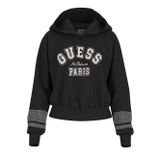 Guess Berthe Kadın Aktif Modal Karışımlı Scuba Sweatshirt V6RQ02KCAY2, Siyah, M
